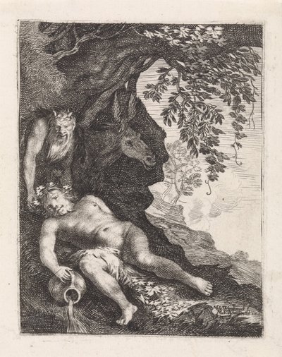 Silenus dormiente da Moyses van Wtenbrouck