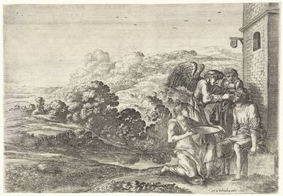 Tobia guarisce la cecità di suo padre (serie: La storia di Tobia) da Moyses van Wtenbrouck