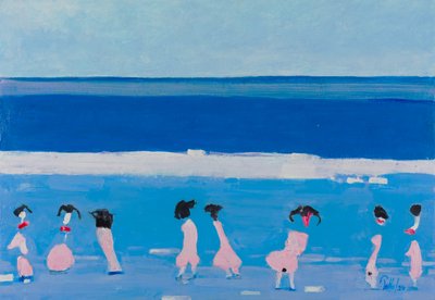 Figure rosa, spiaggia blu da Mr PETTO