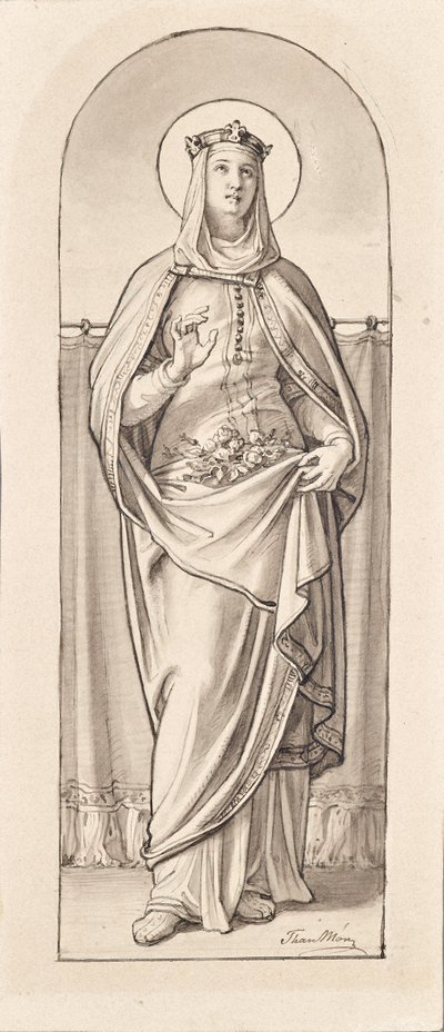 Santa Elisabetta di Turingia da Mór Than