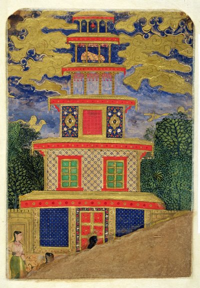64.351 Rama chiede a Lakshmana di abbandonare Sita in una foresta, dal Ramayana, 1600 da Mughal School