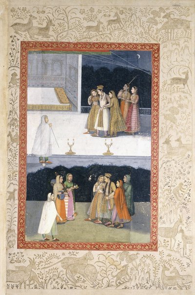 Un giovane stanco, c.1720 da Mughal School