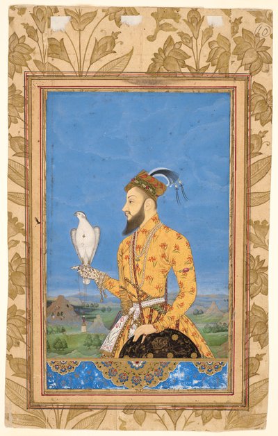 Ritratto del principe Azam Shah da Mughal School