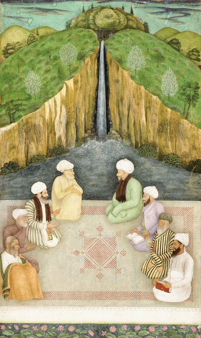 Saggi in discussione religiosa da Mughal School