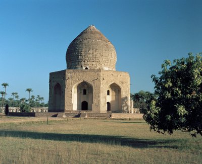 Vista del mausoleo di Asif Khan situato a Shahdara Bagh da Mughal School