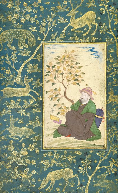 Ritratto di Darvish Muhammad Khatib da Muin Musavvir