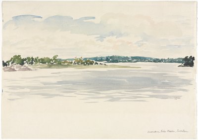 Mezzogiorno, lago Noxen, Svezia da Muirhead Bone