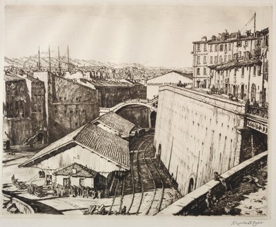 Capannone ferroviario, Marsiglia da Muirhead Bone