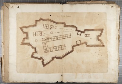 Portfolio di disegni di Mutio Oddi di Urbino e altri - Porto di Fuentes, c.1635-40 da Muzio Oddi