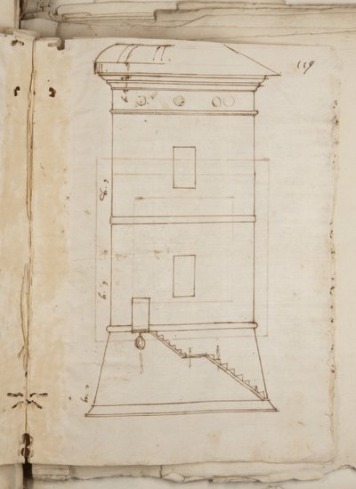 Portfolio di disegni di Mutio Oddi di Urbino e altri, p119, c.1635-40 da Muzio Oddi
