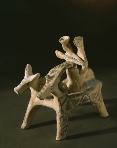 Carro, dalla tomba di Marcopoulo, Attica, Tardo Periodo Eraldico IIIA-IIIB, 1400-1200 a.C. da Mycenaean