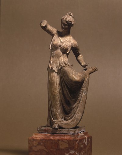 Civiltà micenea: danzatrice di Tanagra, III secolo a.C., Museo della Scala, Milano da Mycenaean Mycenaean