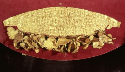 Tiara da una tomba, Cerchio Superiore da Mycenaean Mycenaean