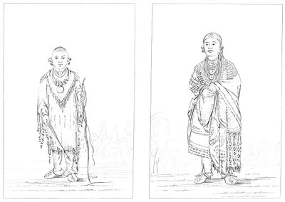 Indiani Sac e Fox, 1841 da Myers and Co