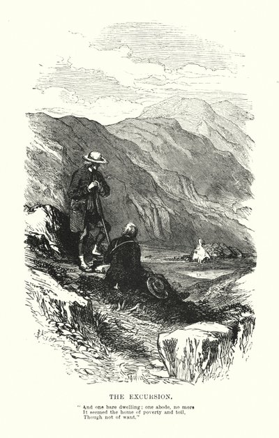 William Wordsworth: The Excursion da Myles Birket (after) Foster