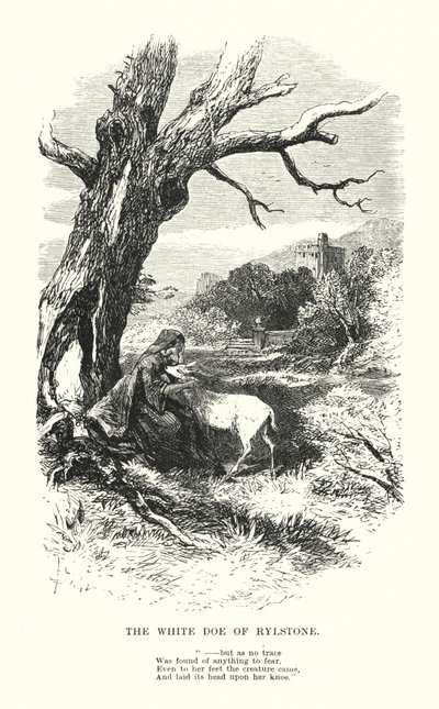 William Wordsworth: The White Doe of Rylstone da Myles Birket (after) Foster
