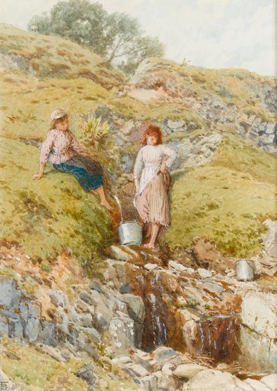 Un ruscello delle Highlands da Myles Birket Foster