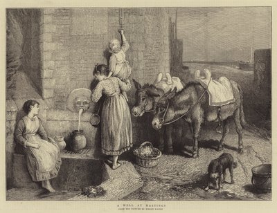 Un pozzo a Hastings da Myles Birket Foster