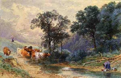 Al ruscello da Myles Birket Foster