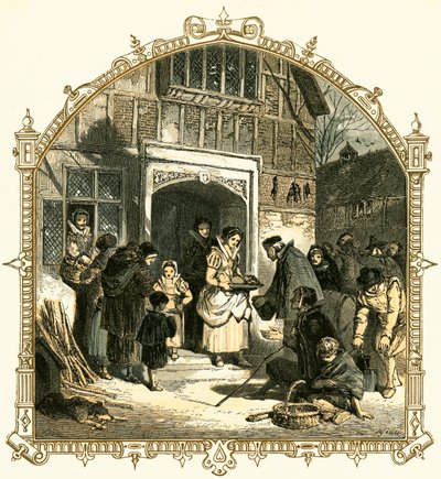Carità a Natale da Myles Birket Foster