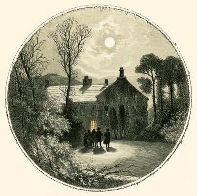 Minstrel natalizio da Myles Birket Foster