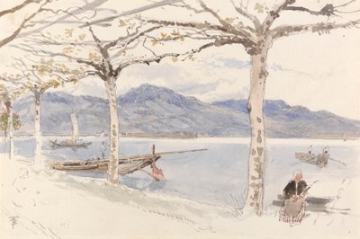 Lago Maggiore, Italia da Myles Birket Foster