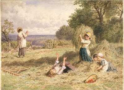 Paesaggio con figure da Myles Birket Foster