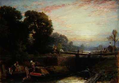 Chiusa al tramonto da Myles Birket Foster