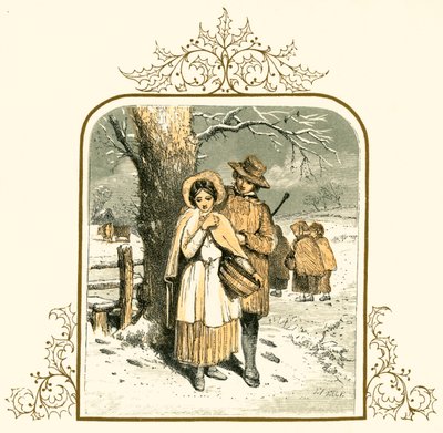 Amore nella neve da Myles Birket Foster
