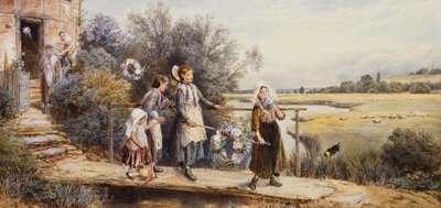 Ghirlande del Primo Maggio da Myles Birket Foster