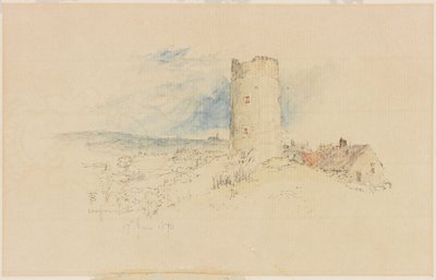 Vecchio mulino a vento su Windmill Hills, Gateshead da Myles Birket Foster