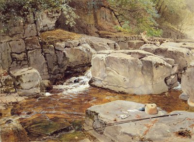 Rocce sul Greta da Myles Birket Foster