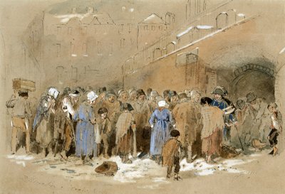 La distribuzione del carbone da Myles Birket Foster