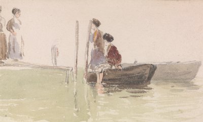 Il molo da Myles Birket Foster
