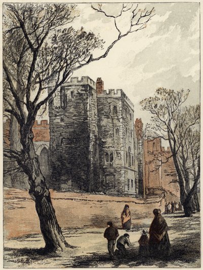 La Torre dei Lollardi, Lambeth Palace, Londra da Myles Birket Foster