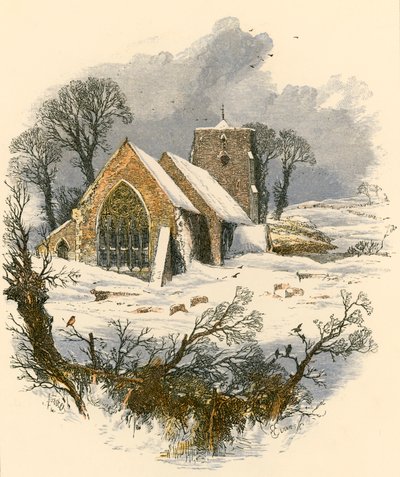Passeggiata del sabato invernale da Myles Birket Foster
