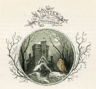 Inverno di William Shakespeare da Myles Birket Foster