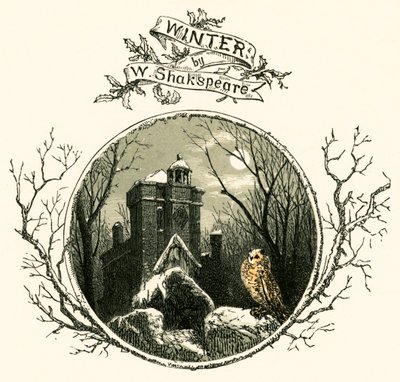 Inverno di William Shakespeare da Myles Birket Foster