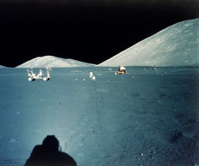 Sito di atterraggio lunare, missione Apollo 17 da NASA Images