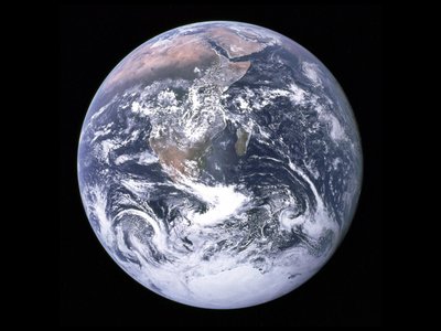 La biglia blu - La Terra vista dallo spazio da NASA Images