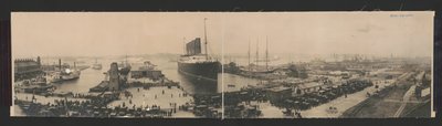 Il Lusitania alla fine del viaggio record da N.W. Penfield
