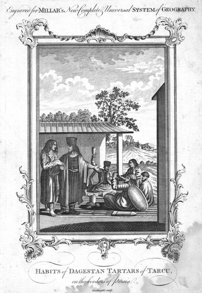 Abitudini dei tartari del Daghestan di Tarcu, ai confini della Persia, 1780 da N. C. Goodnight