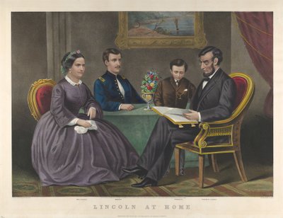 Lincoln a Casa, 1867 da Nathaniel Currier