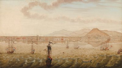 Veduta di Smirne (Izmir) da N. Knop (signed by artist)
