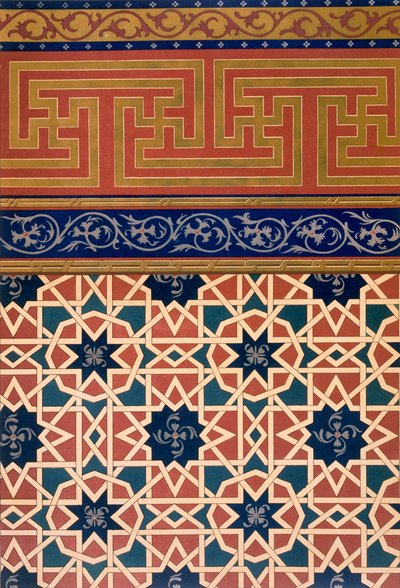 Decorazione architettonica, lavoro a mosaico, incluso il bordo da N. Simakoff