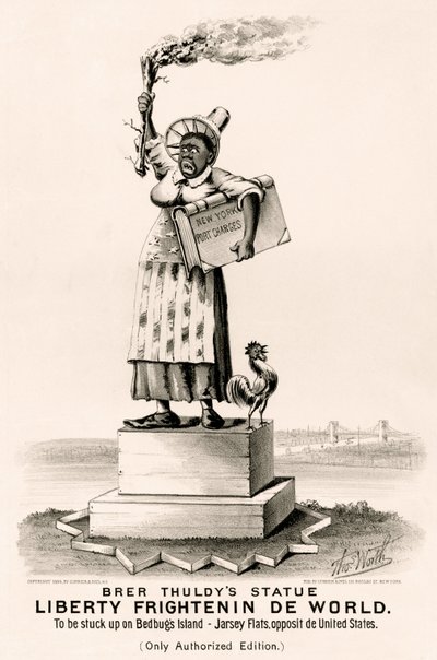 La Statua della Libertà di Frère Thuldy spaventa il mondo: Essere bloccata sull
