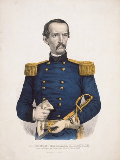 Brig.-Gen. Michael Corcoran della Brigata Irlandese, ex colonnello del valoroso N.Y. 