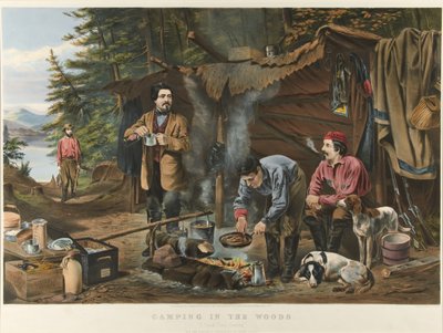 Campeggio nei Boschi "Un Buon Tempo in Arrivo" da Currier and Ives