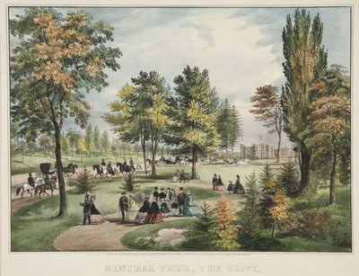 Central Park - Il viale da Currier and Ives