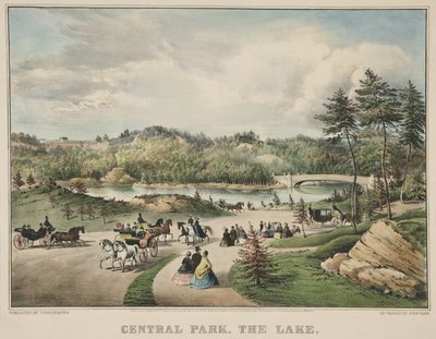 Central Park - Il Lago da Currier and Ives
